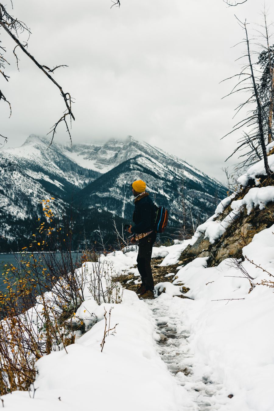 this was a fun hike we found fresh bear tracks and lots of snow even though it was mid october — De estación en estación en Uruguay: todo pasa por el teléfono.