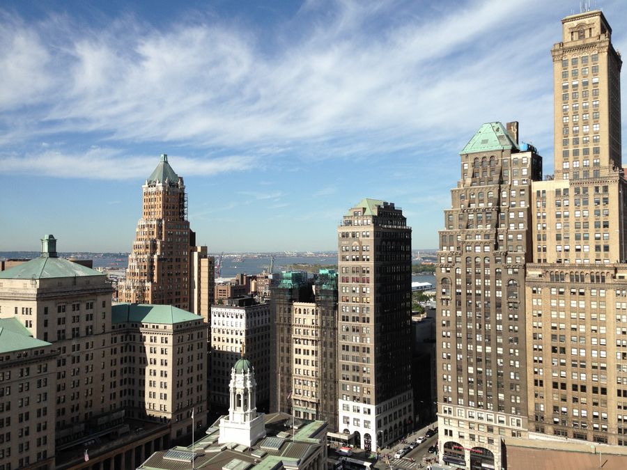 view of brown and grey high rise building — From question to next step: Public Wi-Fi Security Checklist shortens the path to a decision.
